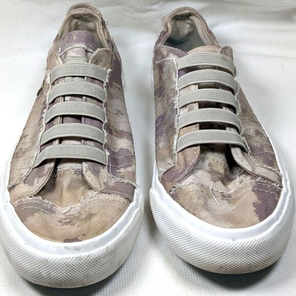 Blowfish Mars Natural Foggy Camo Women's Malibu Slip On Size 8.5 100% Cotton - Picture 1 of 8